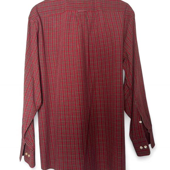 Tommy hilfiger button up shirt red - Picture 3 of 3